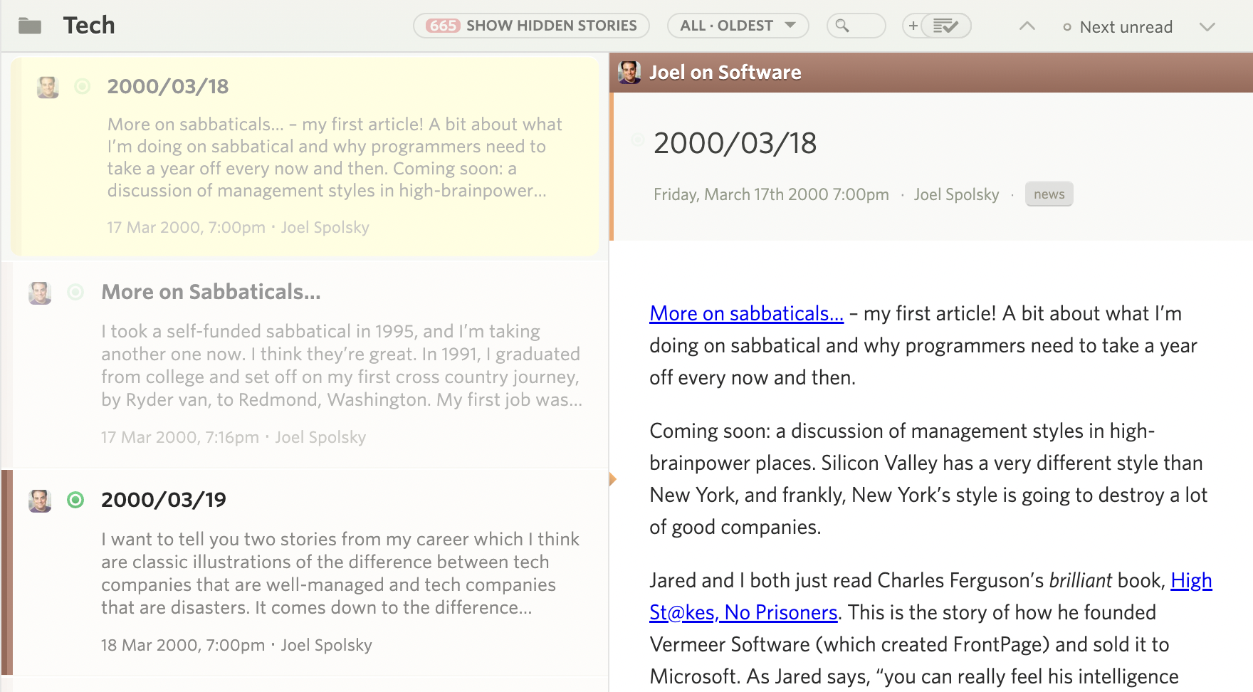 Every story archived and searchable forever