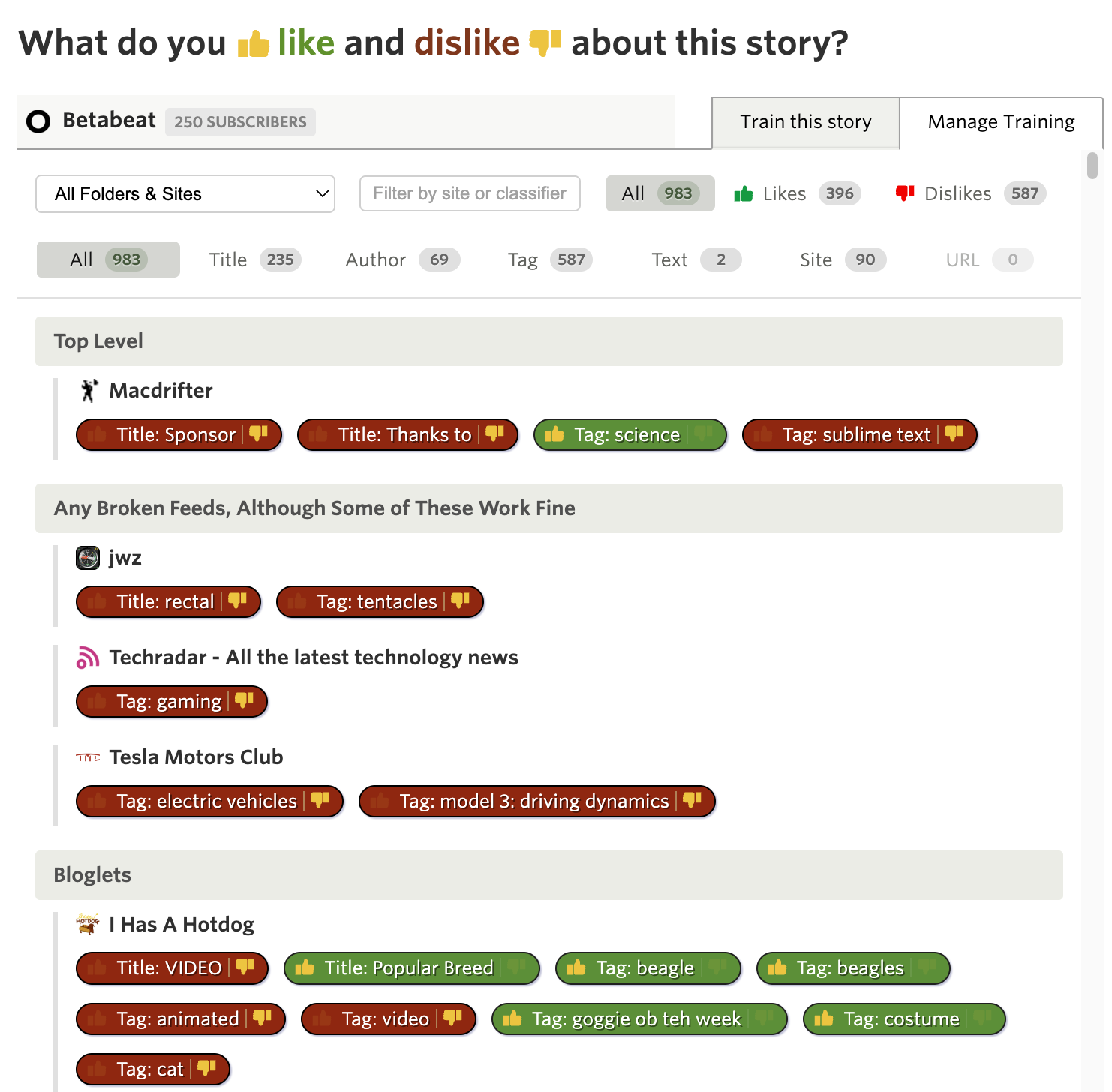 Apply training across a folder